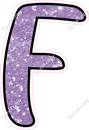 CUL 23.5" Individuals - Lavender Sparkle F