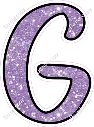 CUL 23.5" Individuals - Lavender Sparkle G