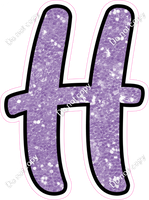 CUL 23.5" Individuals - Lavender Sparkle H