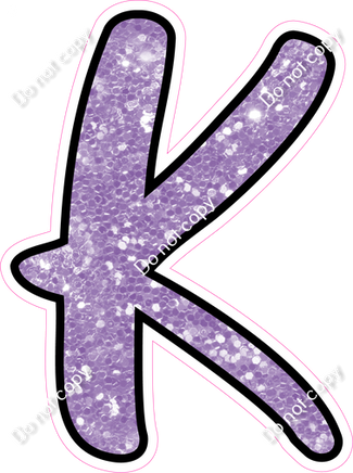 CUL 23.5" Individuals - Lavender Sparkle K