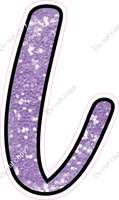 CUL 23.5" Individuals - Lavender Sparkle L