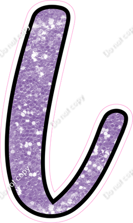 CUL 23.5" Individuals - Lavender Sparkle L