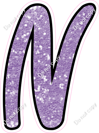 CUL 23.5" Individuals - Lavender Sparkle N
