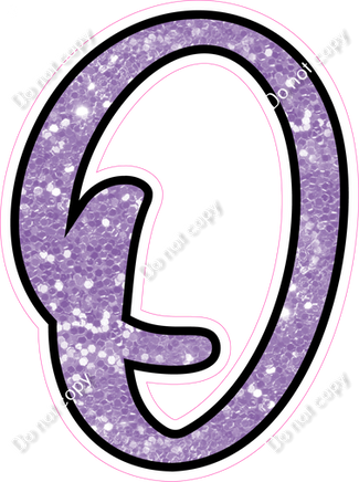 CUL 23.5" Individuals - Lavender Sparkle O