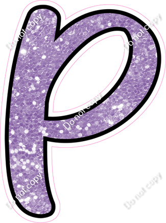 CUL 23.5" Individuals - Lavender Sparkle P