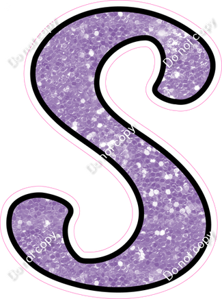 CUL 23.5" Individuals - Lavender Sparkle S