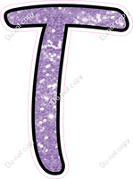 CUL 23.5" Individuals - Lavender Sparkle T