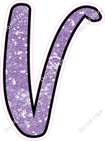 CUL 23.5" Individuals - Lavender Sparkle V
