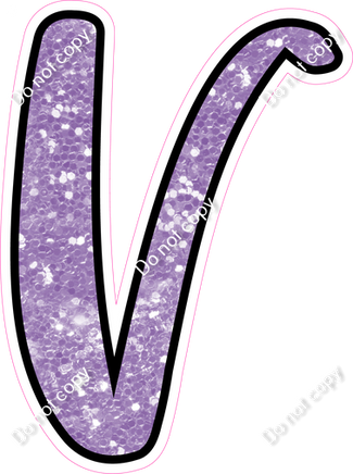 CUL 23.5" Individuals - Lavender Sparkle V