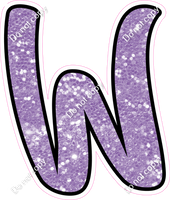 CUL 23.5" Individuals - Lavender Sparkle W