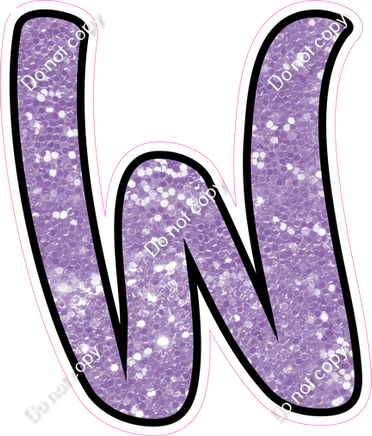 CUL 23.5" Individuals - Lavender Sparkle W