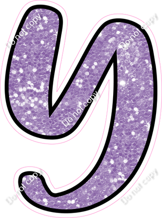 CUL 23.5" Individuals - Lavender Sparkle Y