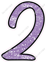 CUL 23.5" Individuals - Lavender Sparkle 2