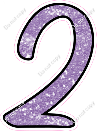 CUL 23.5" Individuals - Lavender Sparkle 2