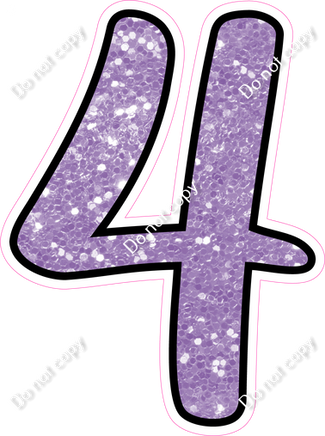 CUL 23.5" Individuals - Lavender Sparkle 4