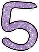 CUL 23.5" Individuals - Lavender Sparkle 5