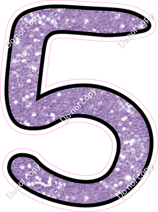 CUL 23.5" Individuals - Lavender Sparkle 5