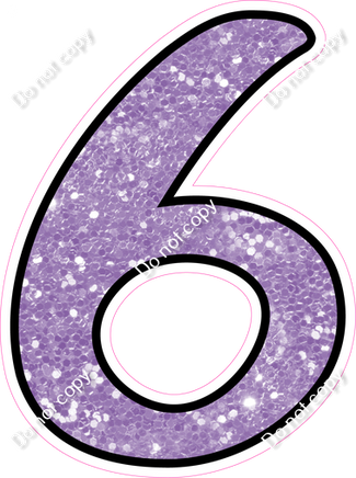 CUL 23.5" Individuals - Lavender Sparkle 6