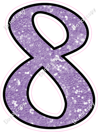 CUL 23.5" Individuals - Lavender Sparkle 8