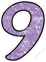 CUL 23.5" Individuals - Lavender Sparkle 9