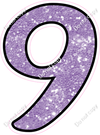 CUL 23.5" Individuals - Lavender Sparkle 9