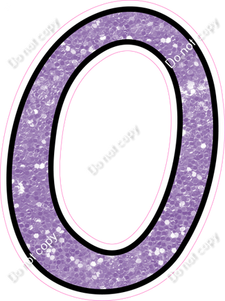 CUL 23.5" Individuals - Lavender Sparkle