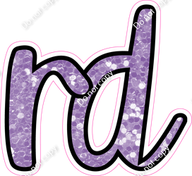 CUL 23.5" Individuals - Lavender Sparkle RD