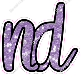 CUL 23.5" Individuals - Lavender Sparkle ND