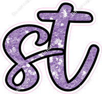 CUL 23.5" Individuals - Lavender Sparkle ST