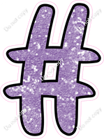 CUL 23.5" Individuals - Lavender Sparkle #