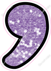 CUL 23.5" Individuals - Lavender Sparkle Apostrophe