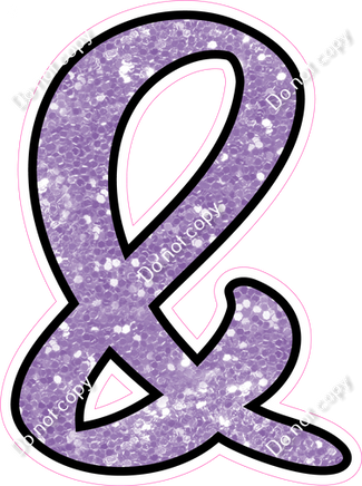 CUL 23.5" Individuals - Lavender Sparkle &