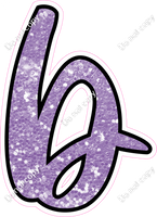 CUL 23.5" Individuals - Lavender Sparkle b