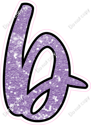 CUL 23.5" Individuals - Lavender Sparkle b