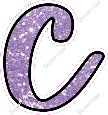CUL 23.5" Individuals - Lavender Sparkle c