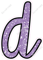 CUL 23.5" Individuals - Lavender Sparkle d
