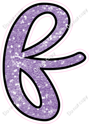 CUL 23.5" Individuals - Lavender Sparkle f