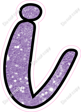 CUL 23.5" Individuals - Lavender Sparkle i