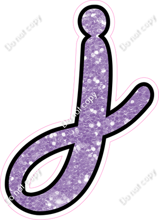 CUL 23.5" Individuals - Lavender Sparkle j