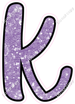 CUL 23.5" Individuals - Lavender Sparkle k