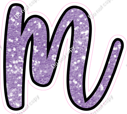 CUL 23.5" Individuals - Lavender Sparkle m