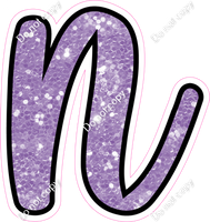 CUL 23.5" Individuals - Lavender Sparkle n