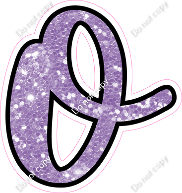 CUL 23.5" Individuals - Lavender Sparkle o