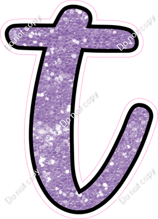 CUL 23.5" Individuals - Lavender Sparkle t