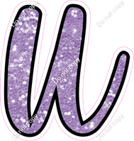 CUL 23.5" Individuals - Lavender Sparkle u