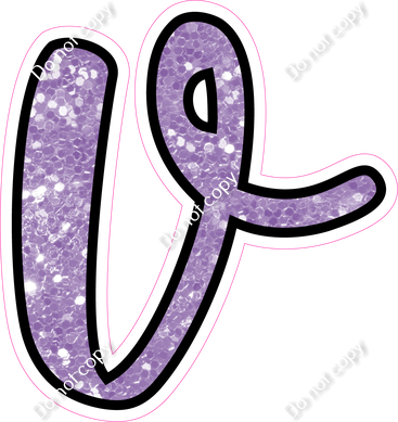 CUL 23.5" Individuals - Lavender Sparkle v
