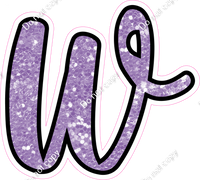 CUL 23.5" Individuals - Lavender Sparkle w