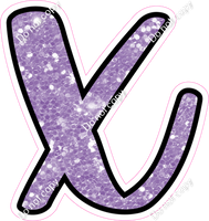 CUL 23.5" Individuals - Lavender Sparkle x