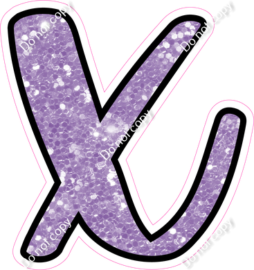 CUL 23.5" Individuals - Lavender Sparkle x