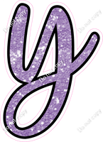 CUL 23.5" Individuals - Lavender Sparkle y